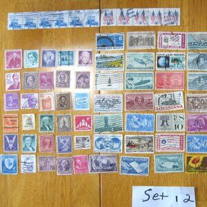 COPY - Lot Of 100 Assorted U.S. Stamps mostly from 1950 through 1981